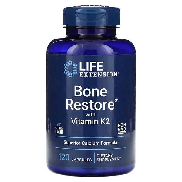 Foto 2 pulgar | Life Extension Bone Restore With Vitamin K2 120 Capsules