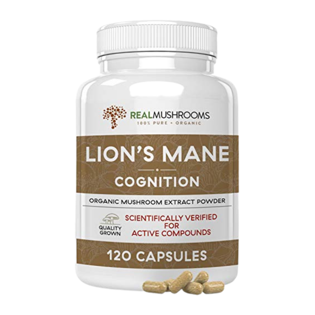 Foto 2 pulgar | Suplemento Real Mushrooms Lion's Mane Cognition 500 Mg 120 Cápsulas