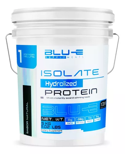 Foto 2 pulgar | Proteína Whey Hidrolizada Isolate Blu-e De 5 Kg Para 131 Servicios Sabor Natural