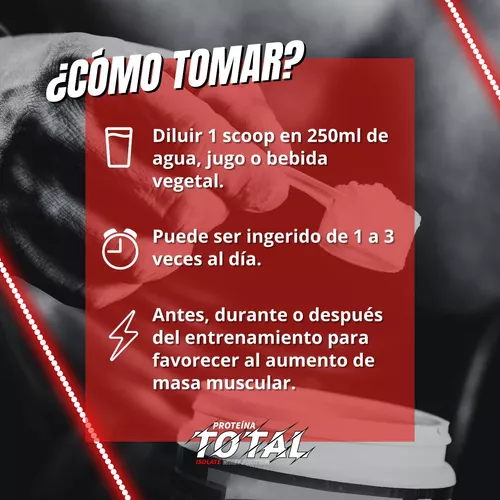 Foto 3 pulgar | Proteína Sin Carbohidratos Total De 2.2 Kg Para 71 Servicios Sabor Coco