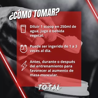 Foto 2 | Proteína Sin Carbohidratos Total De 2.2 Kg Para 71 Servicios Sabor Coco