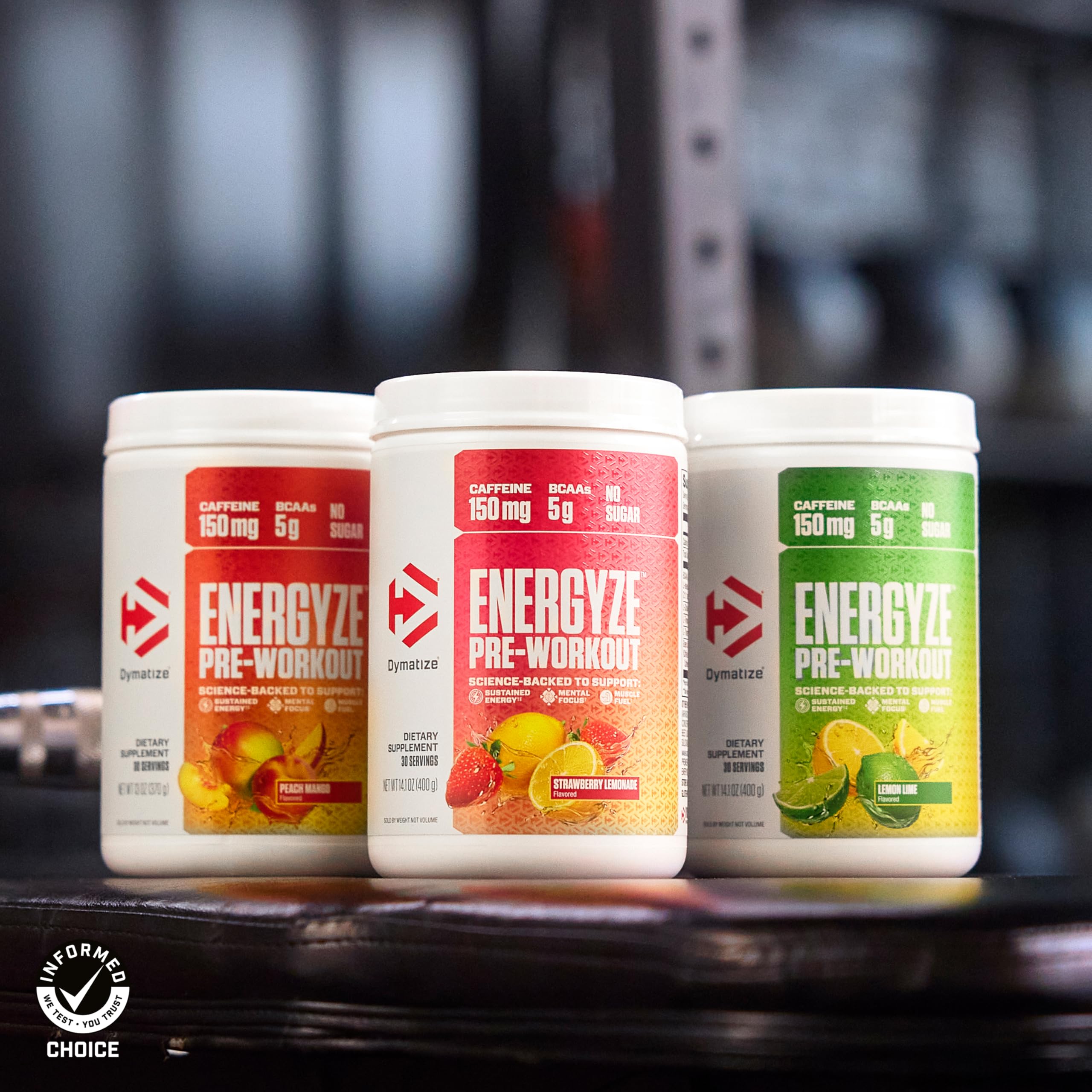 Foto 7 pulgar | Sulemento Dymatize Energyze Pre-Workout de 150 mg-Venta Internacional