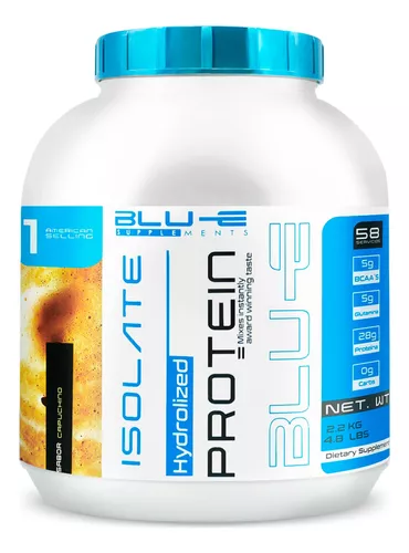 Foto 2 pulgar | Proteína Whey Hidrolizada Isolate Blu-e De 2.2kg Para 58 Servicio Sabor Capuchino