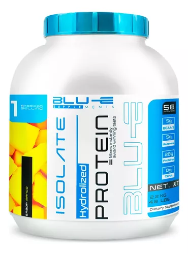 Foto 2 pulgar | Proteína Whey Hidrolizada Isolate Blu-e De 2.2kg Para 58 Servicio Sabor Mango