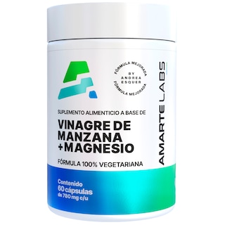 Foto 1 | Suplemento Alimenticio Vinagre de Manzana + Magnesio Amarte Labs 60 Cápsulas