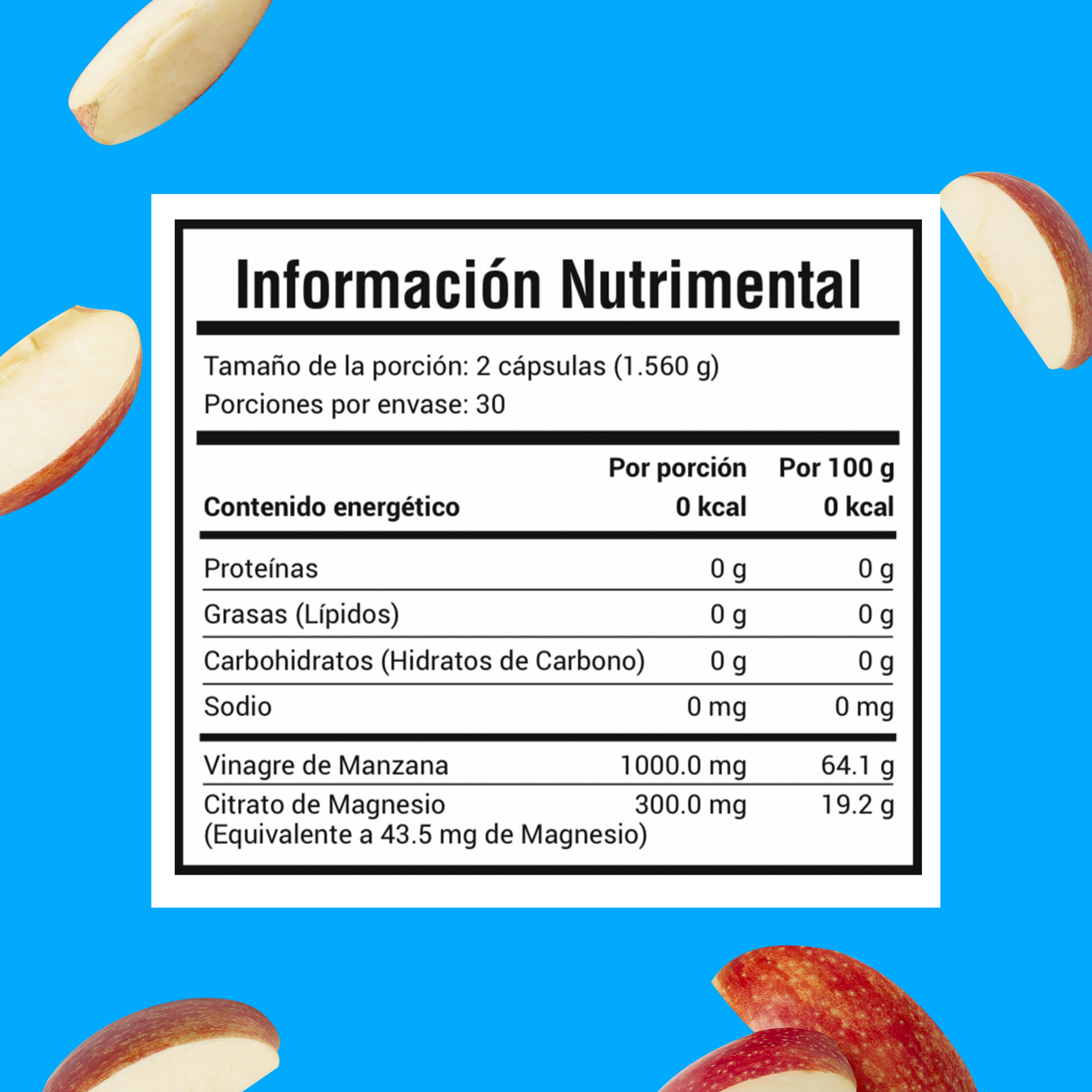 Foto 6 pulgar | Suplemento Alimenticio Vinagre de Manzana + Magnesio Amarte Labs 60 Cápsulas