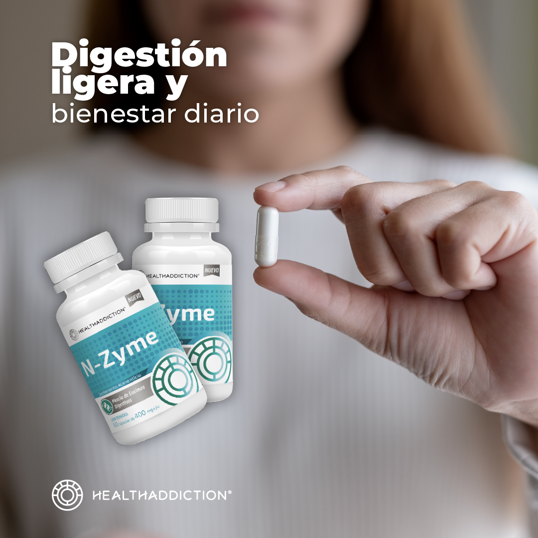 Foto 8 pulgar | Enzimas Digestivas Healthaddiction Lactasa Proteasa Amilasa y Papaína 120 Cápsulas 2 Pack