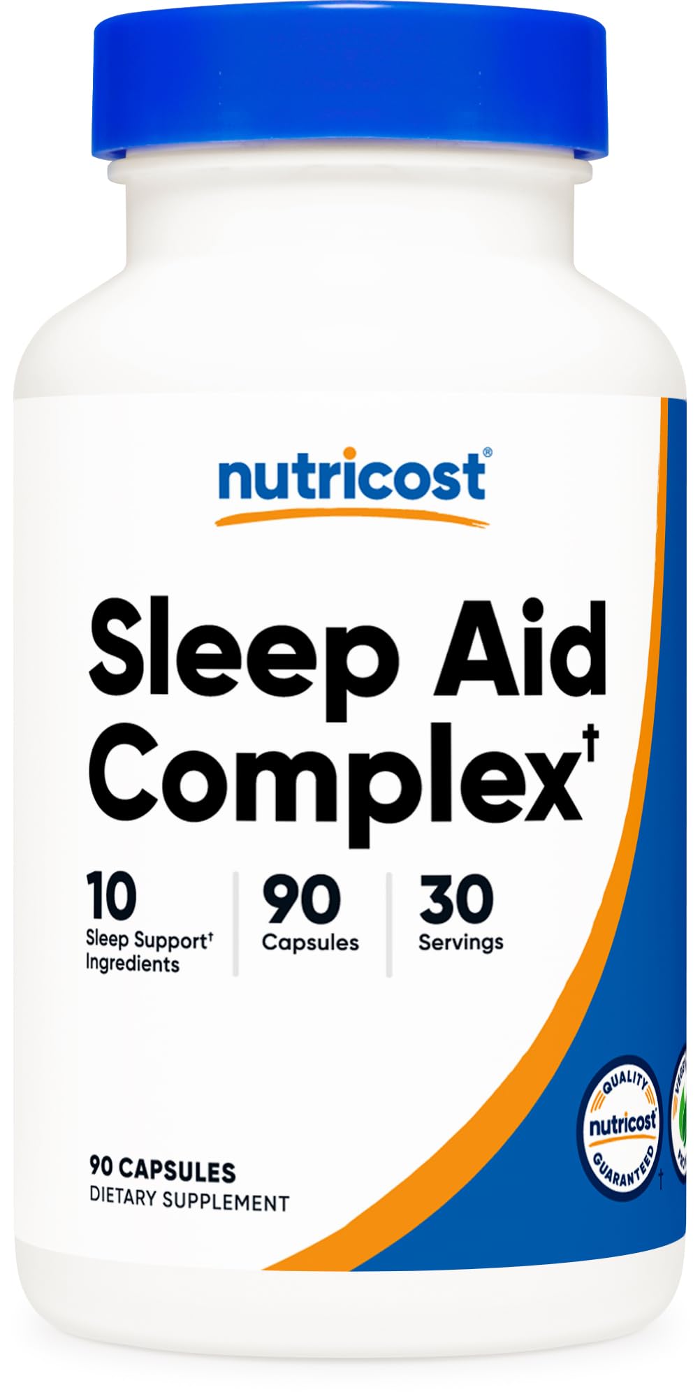 Foto 2 pulgar | Complejo de Ayuda para Dormir Nutricost 1330 mg 90 Cápsulas - Venta Internacional