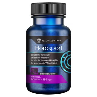 Foto 1 | Probióticos Healthaddiction Florasport Apoya Rendimiento Deportivo 60 Cápsulas