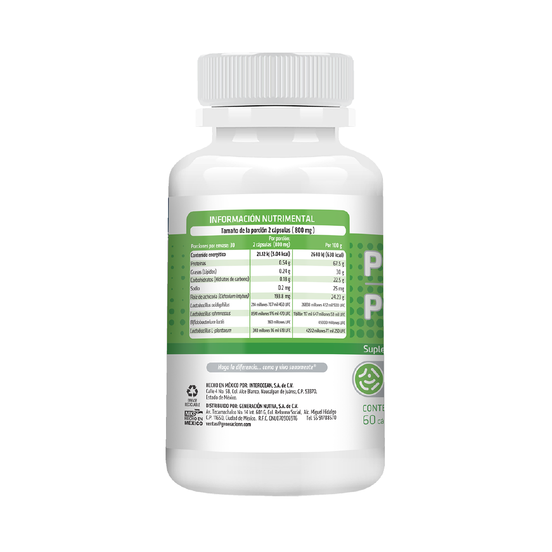 Foto 3 pulgar | Probióticos y Prebióticos Healthaddiction Fórmula Avanzada con 4 Cepas 10 Billones de UFC 60 Cápsulas
