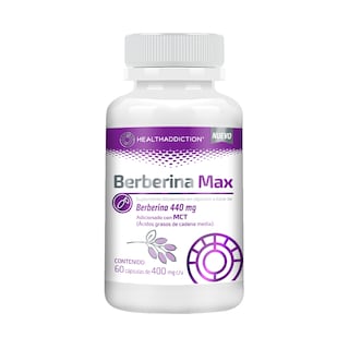 Foto 1 | Berberina Healthaddiction Max 440 Mg Mct Suplemento Natural 60 Cápsulas