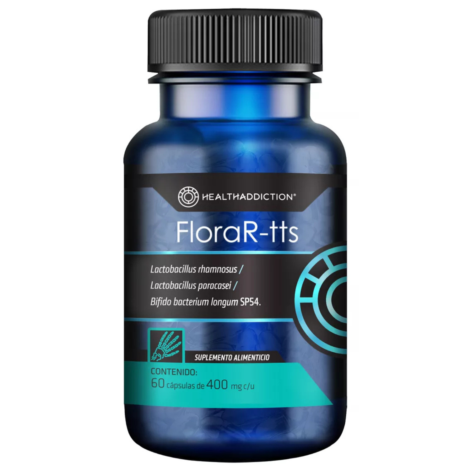 Foto 1 | Probióticos Healthaddiction Flora-rtts para Artritis y Salud Digestiva 60 Cápsulas Veganas