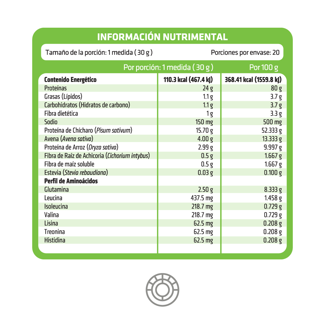Foto 4 pulgar | Proteína Vegana Healthaddiction Vainilla Fórmula Potenciada con Glutamina y Aminoácidos 600g
