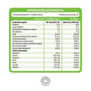 Foto 3 | Proteína Vegana Healthaddiction Vainilla Fórmula Potenciada con Glutamina y Aminoácidos 600g