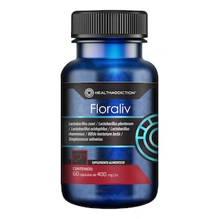 Foto 1 | Probióticos Healthaddiction Floraliv para Hígado y Salud Intestinal 60 Cápsulas