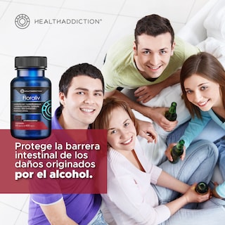 Foto 5 | Probióticos Healthaddiction Floraliv para Hígado y Salud Intestinal 60 Cápsulas
