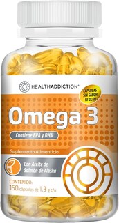 Foto 1 | Suplemento Omega 3 Premium Healthaddiction 150 Cápsulas
