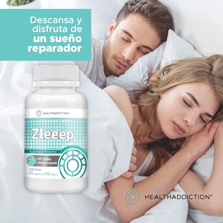 Foto 5 | Suplemento Zleep Healthaddiction L-teanina Pasiflora Magnesio y 5htp 60 Cápsulas