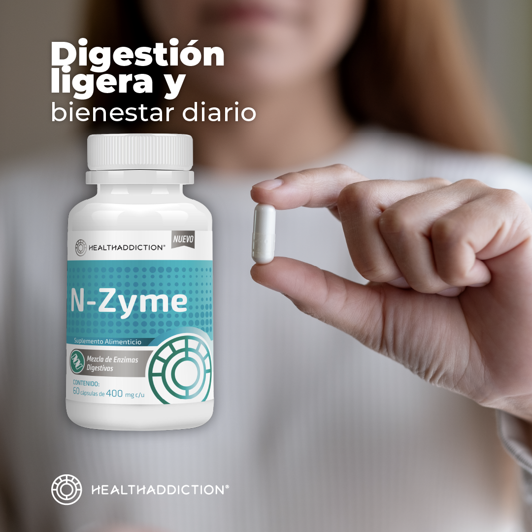 Foto 8 pulgar | Enzimas Digestivas HealthAddiction Avanzadas con Lactasa / Proteasa / Amilasa / Papaína 60 Cápsulas