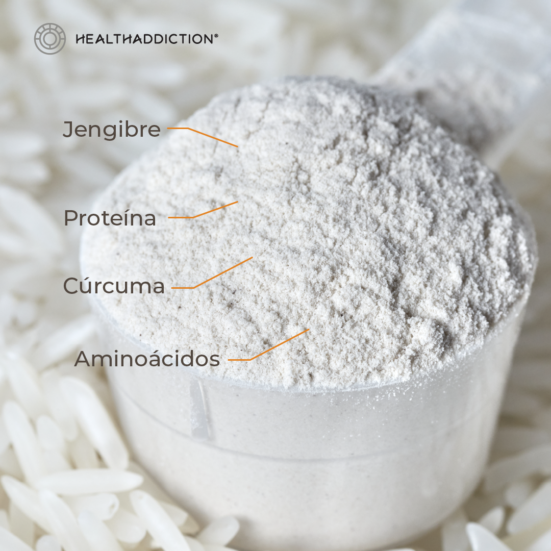 Foto 7 pulgar | Proteína Vegana G Free Healthaddiction con Glutamina Fibra Sabor Vainilla 430 g