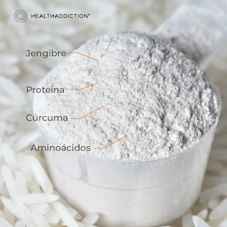 Foto 6 | Proteína Vegana G Free Healthaddiction con Glutamina Fibra Sabor Vainilla 430 g