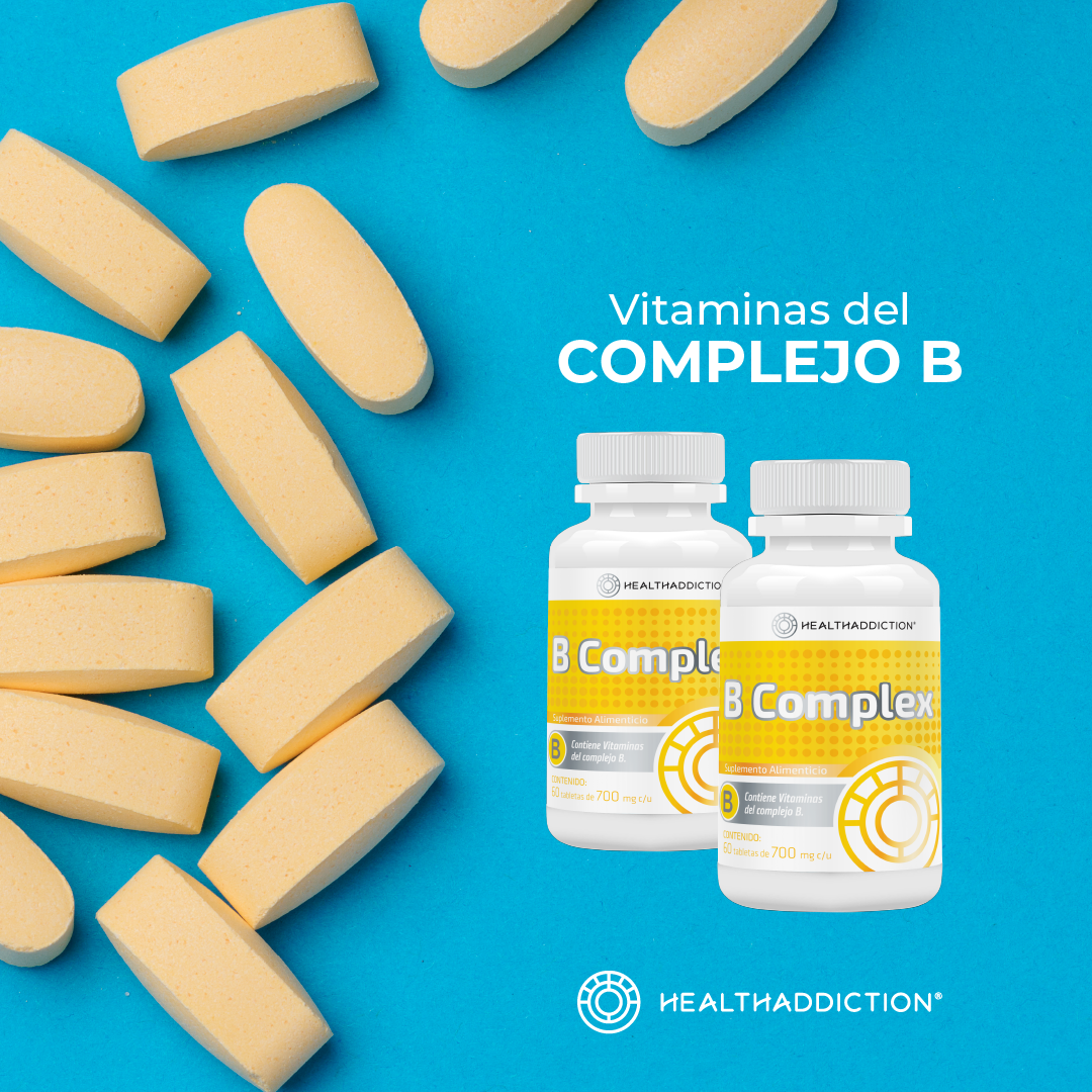 Foto 7 pulgar | Complejo B Vitaminas B Complex Healthaddiction 120 Cápsulas 2 Pack