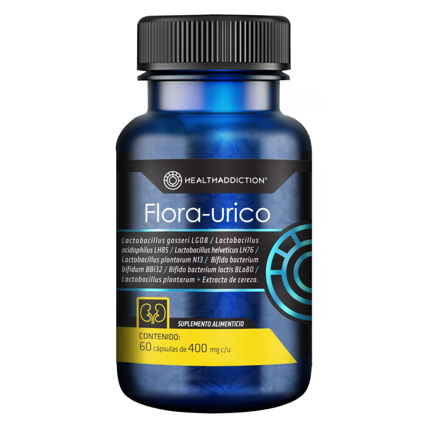 Foto 1 | Probióticos Healthaddiction Flora-urico 60 Cápsulas
