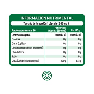 Foto 3 | Suplemento Dhea 25 Mg Healthaddiction Anti-aging 60 Cápsulas