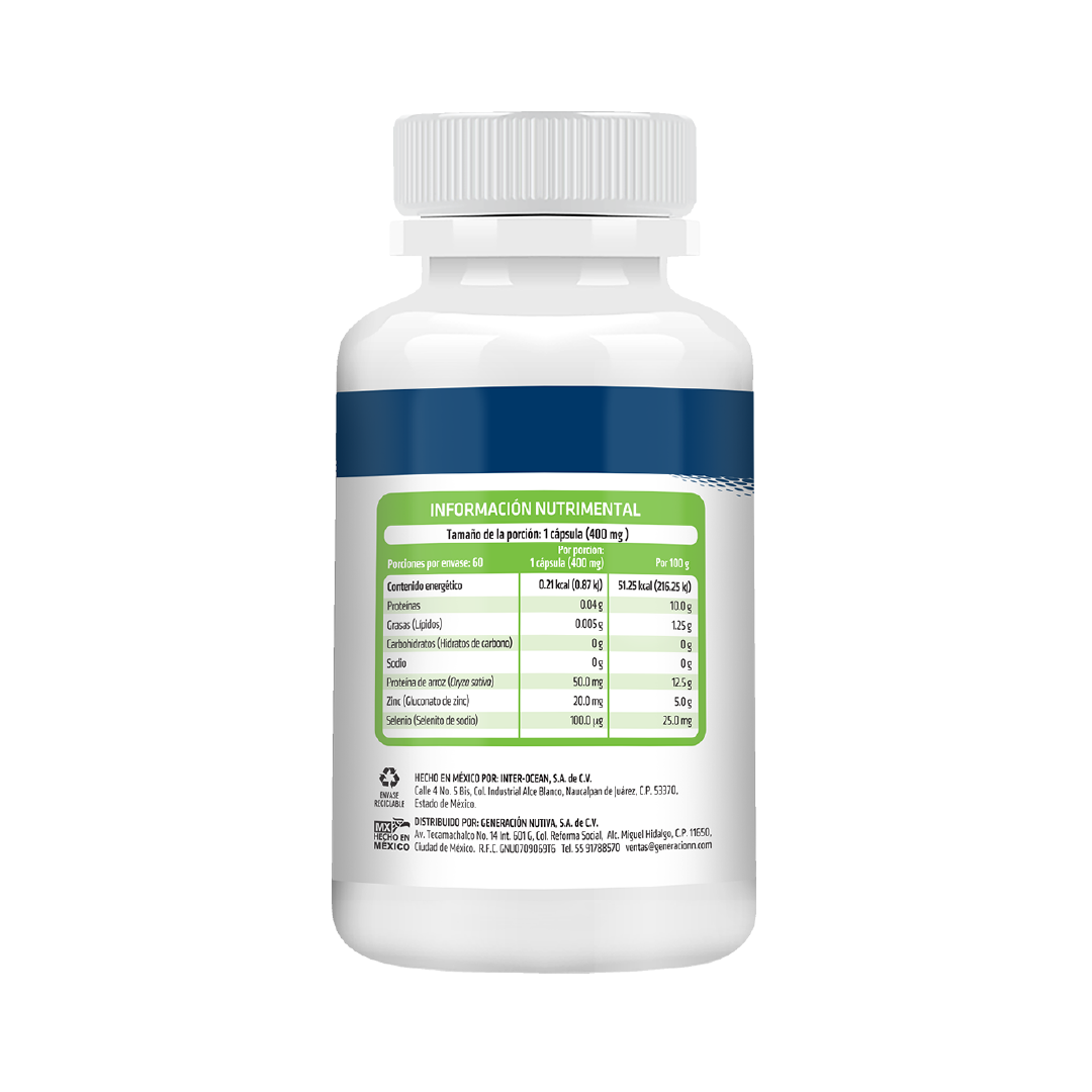 Foto 2 | Zinc y Selenio Max Healthaddiction Antioxidante 60 Cápsulas