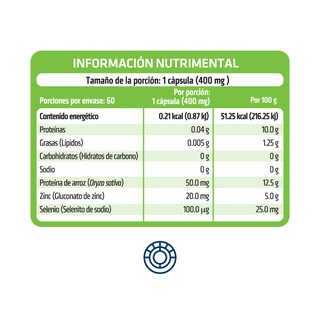 Foto 3 | Zinc y Selenio Max Healthaddiction Antioxidante 60 Cápsulas