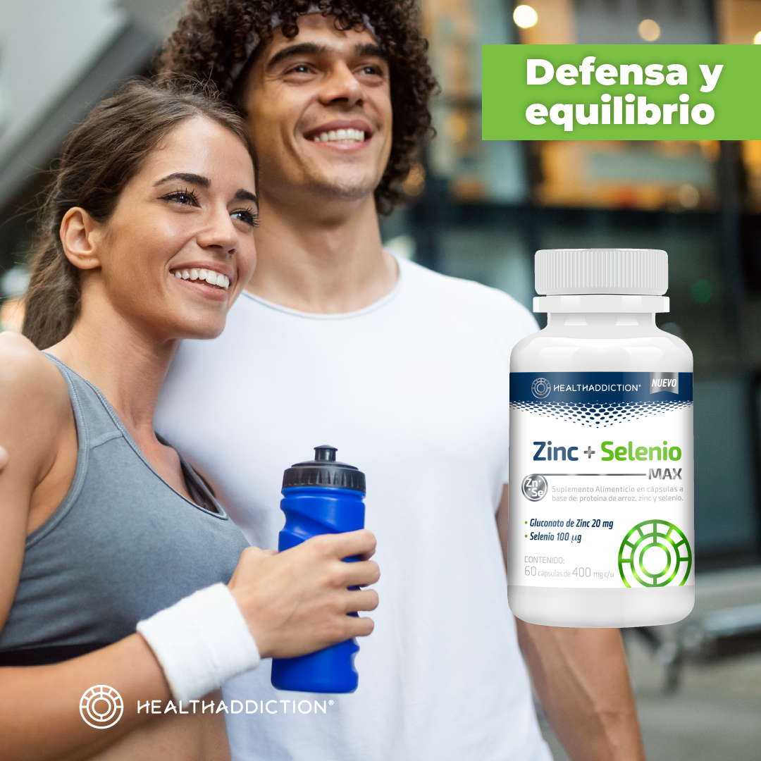 Foto 8 pulgar | Zinc y Selenio Max Healthaddiction Antioxidante 60 Cápsulas