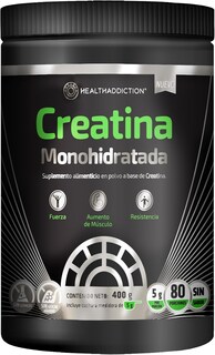 Foto 1 | Creatina Monohidratada Healthaddiction Suplemento Nedutro Alta Calidad 400g