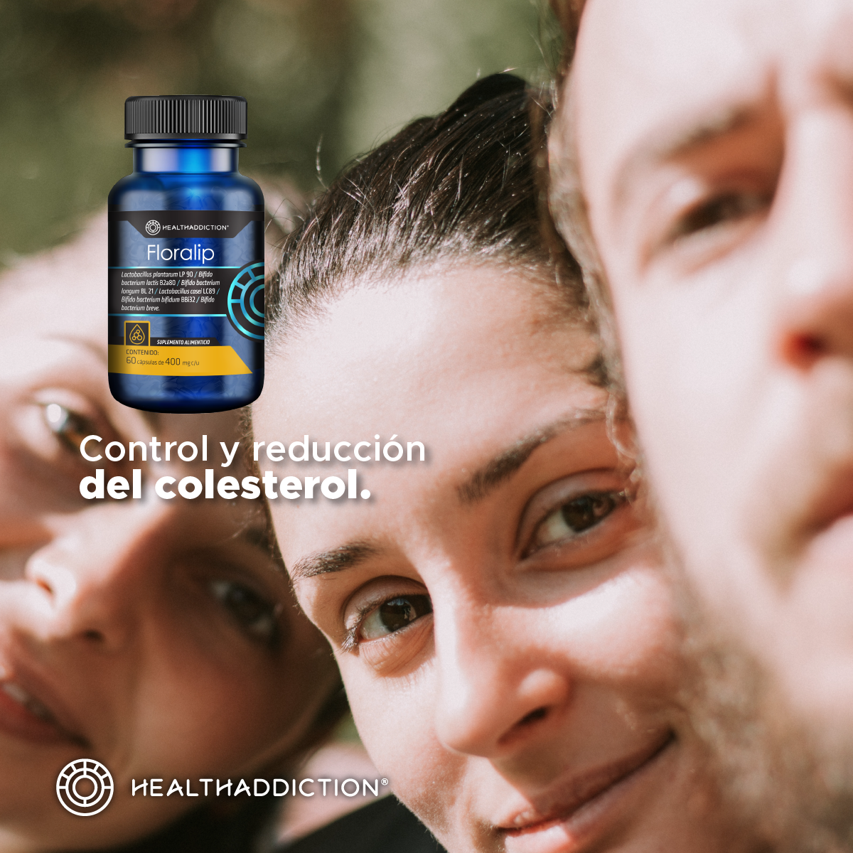 Foto 5 | Probióticos Healthaddiction Floralip 60 Cápsulas