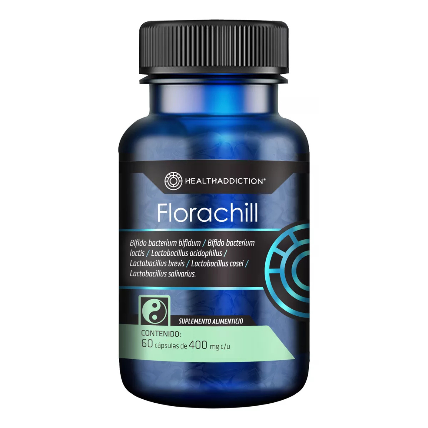 Foto 1 | Probióticos Healthaddiction Florachill para Relajación y Bienestar Cognitivo 60 Cápsulas