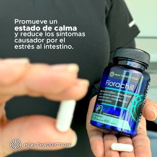 Foto 5 | Probióticos Healthaddiction Florachill para Relajación y Bienestar Cognitivo 60 Cápsulas