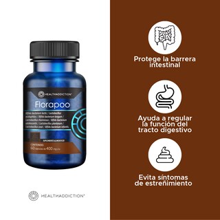 Foto 4 | Probióticos Healthaddiction Florapoo Alivia Estreñimiento Y Mejora Digestión Fortalece Flora Intestinal 60 Cápsulas