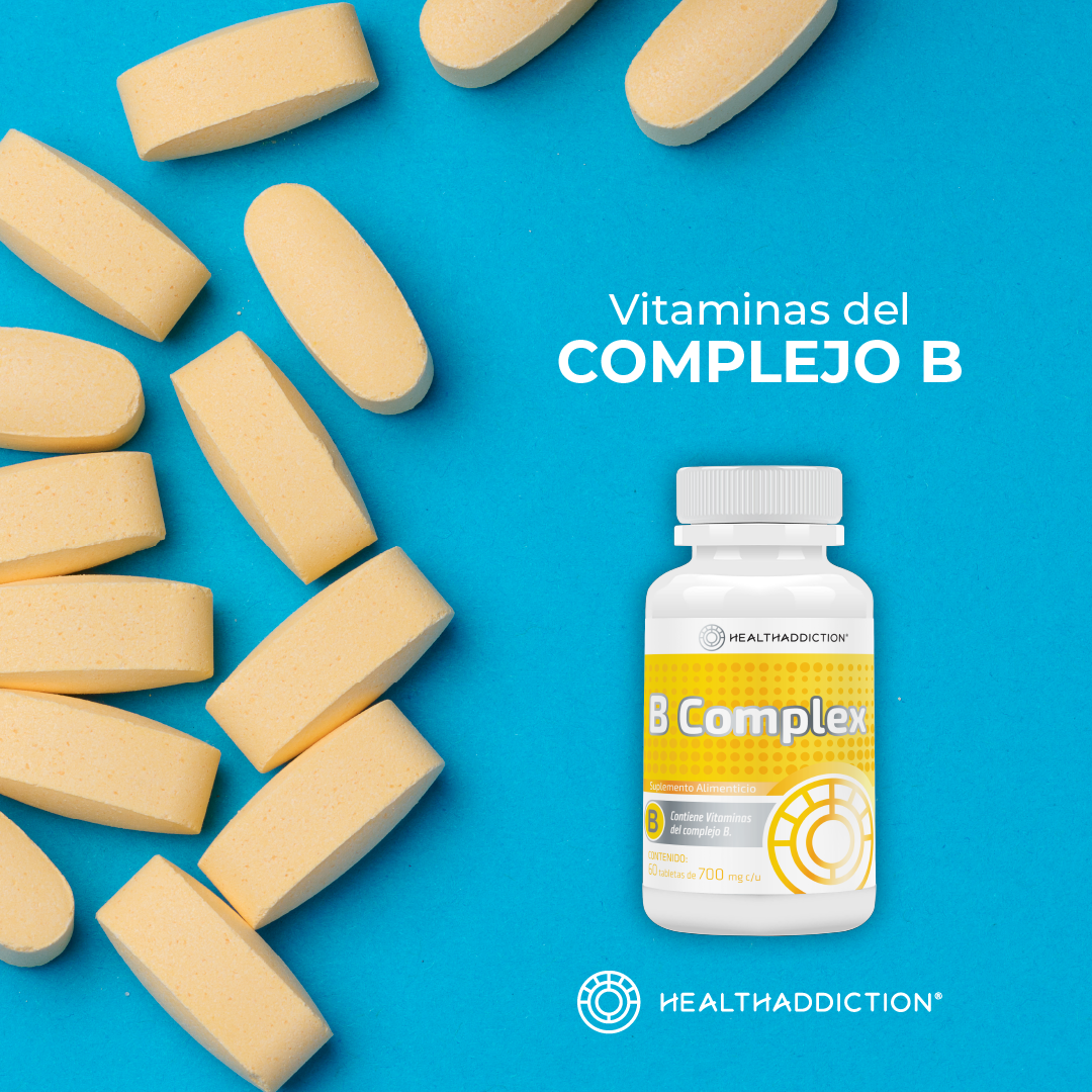 Foto 7 pulgar | Complejo B Healthaddiction 60 Cápsulas