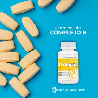 Foto 6 | Complejo B Healthaddiction 60 Cápsulas