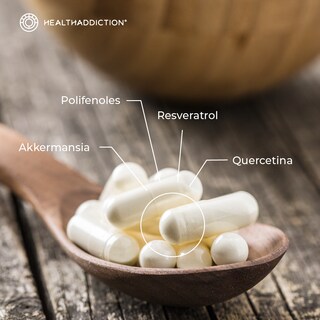 Foto 5 | Probióticos Akkermansia Healthaddiction 60 Cápsulas
