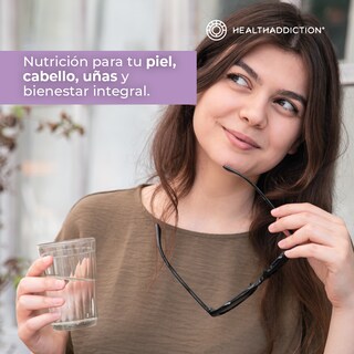 Foto 7 | Colágeno Antioxidantes Vitaminas y Zinc Healthaddiction Glow Pack 30 Caja Colágeno Hidrolizado 300 mg