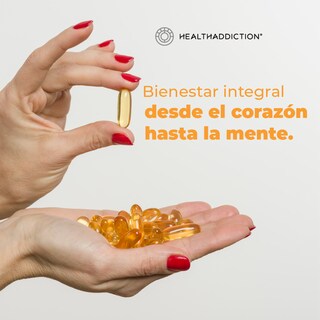 Foto 5 | Omega 3 Healthaddiction con Aceite de Salmón EPA DHA Plus 60 Cápsulas