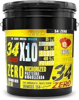 Foto 1 | 34 Zero Proteina 10 Kg Sabor Fresa