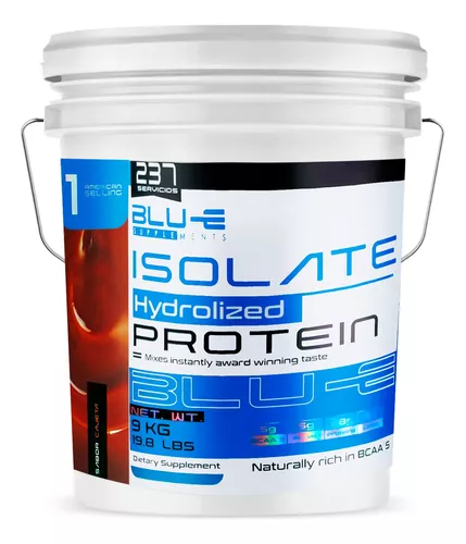 Foto 2 pulgar | Proteína Whey Hidrolizada Isolate Blu-e De 9 Kg Para 237 Servicios Sabor Cajeta
