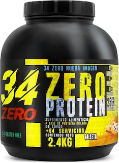 Foto 1 | 34 Zero Proteina 2.4 Kg Varios Sabores (galleta)