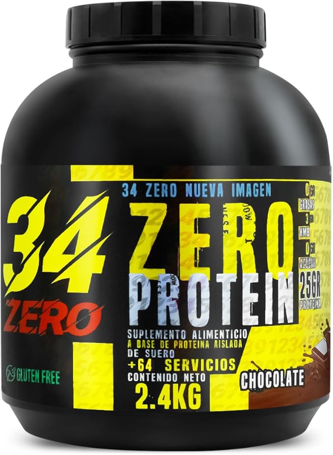 Foto 2 pulgar | 34 Zero Proteina 2.4 Kg Varios Sabores (chocolate)