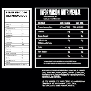Foto 3 | 34 Zero Proteina 2.4 Kg Varios Sabores (chocolate)
