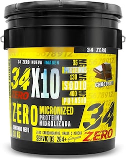 Foto 1 | 34 Zero Proteina 10 Kg Sabor Chocolate