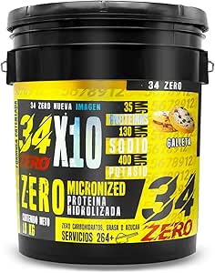 34 Zero Proteina 10 Kg Sabor Galleta