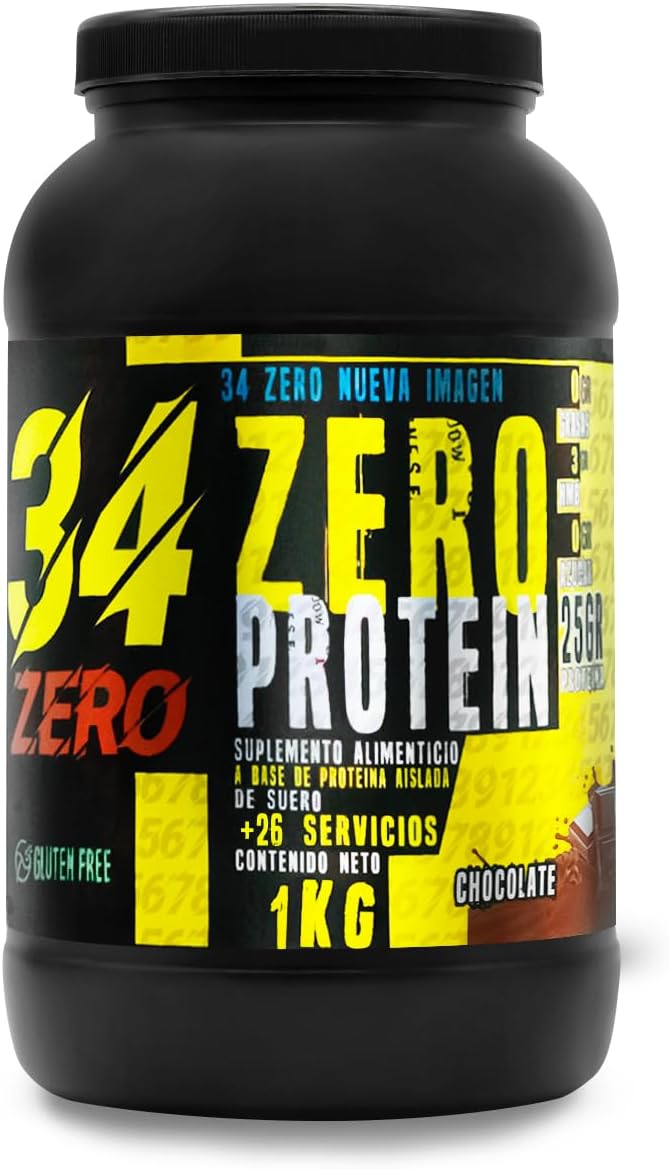 34 Zero Proteina 1 Kg Sabor Chocolate