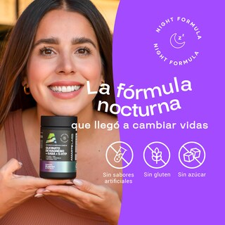 Foto 2 | Suplemento Alimenticio Amarte Labs Glicinato de Magnesio + Gaba + 5-htp 60 Cápsulas